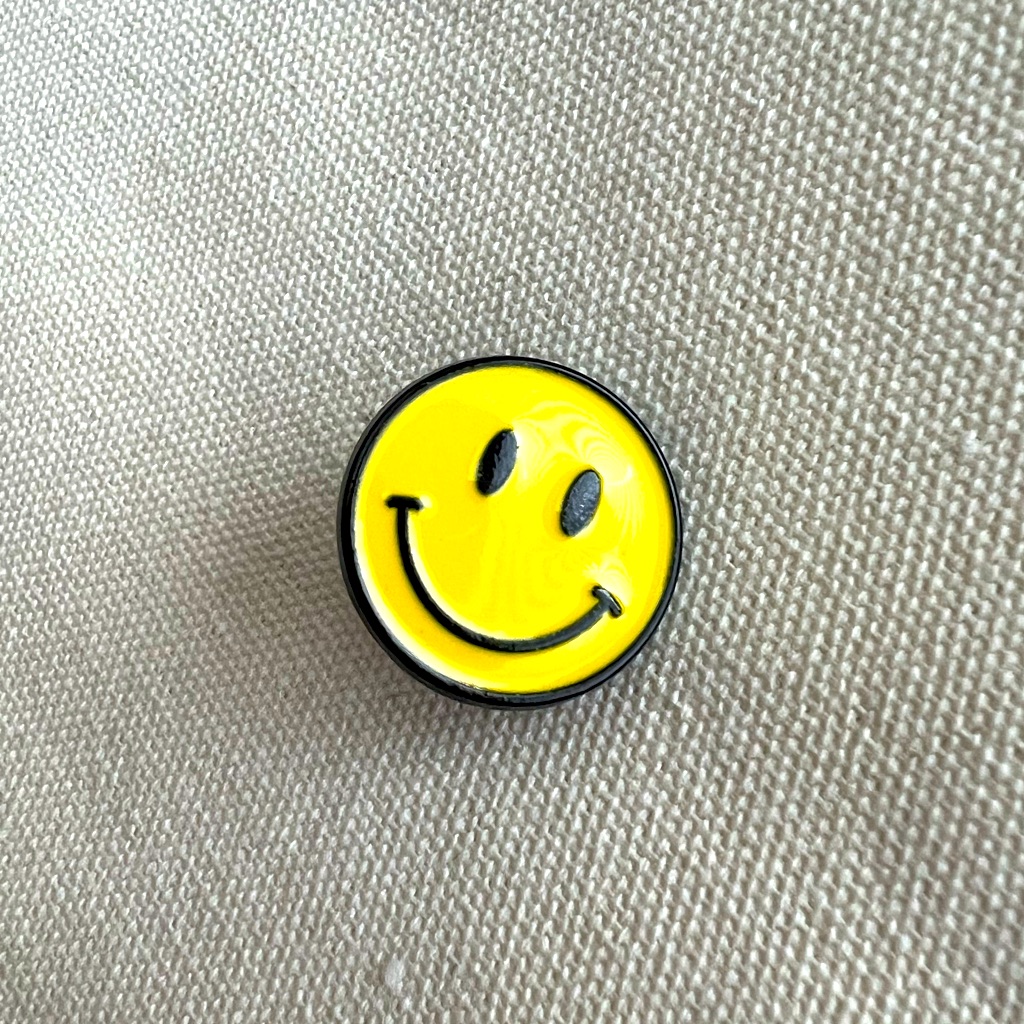 Smile Face Pin Brand New